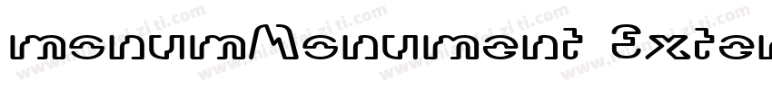 monumMonument Extend字体转换